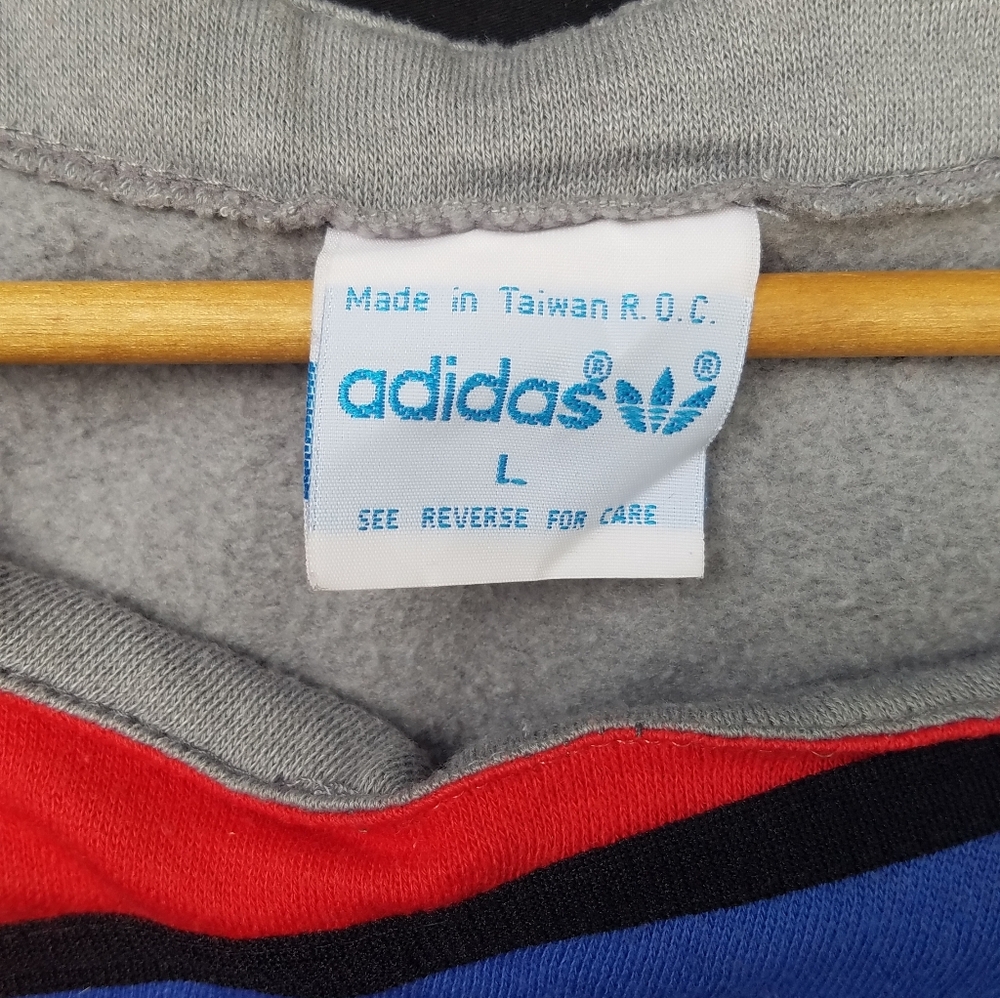 VTG Adidas Colorblock Sweatshirt - Picture 4 of 9